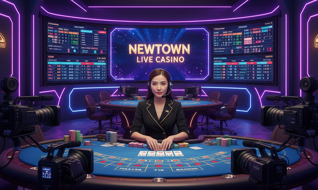 Newtown Casino Live Dealer Baccarat Table Newtown Casino Live Dealer Baccarat Table